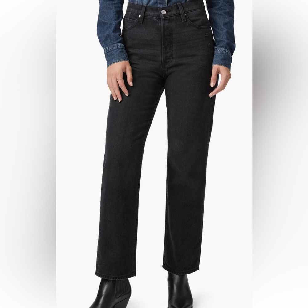 *NEW*Sz 32*Paige*Sawyer* High Waist Straight Leg Jeans